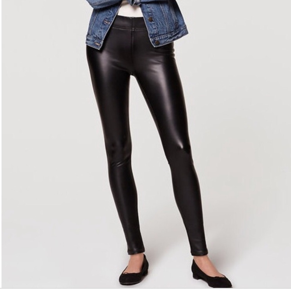 Loft Faux Leather Leggings